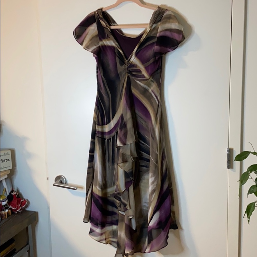 Marble purple dress